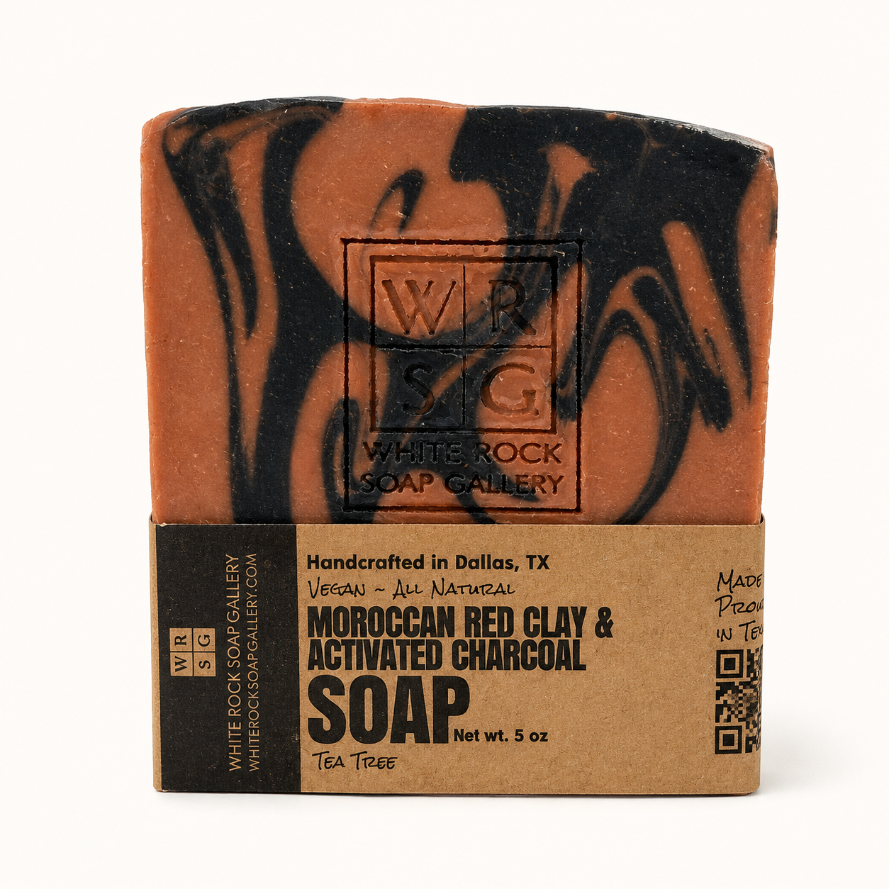 Activated Charcoal & Moroccan Red Clay Soap
