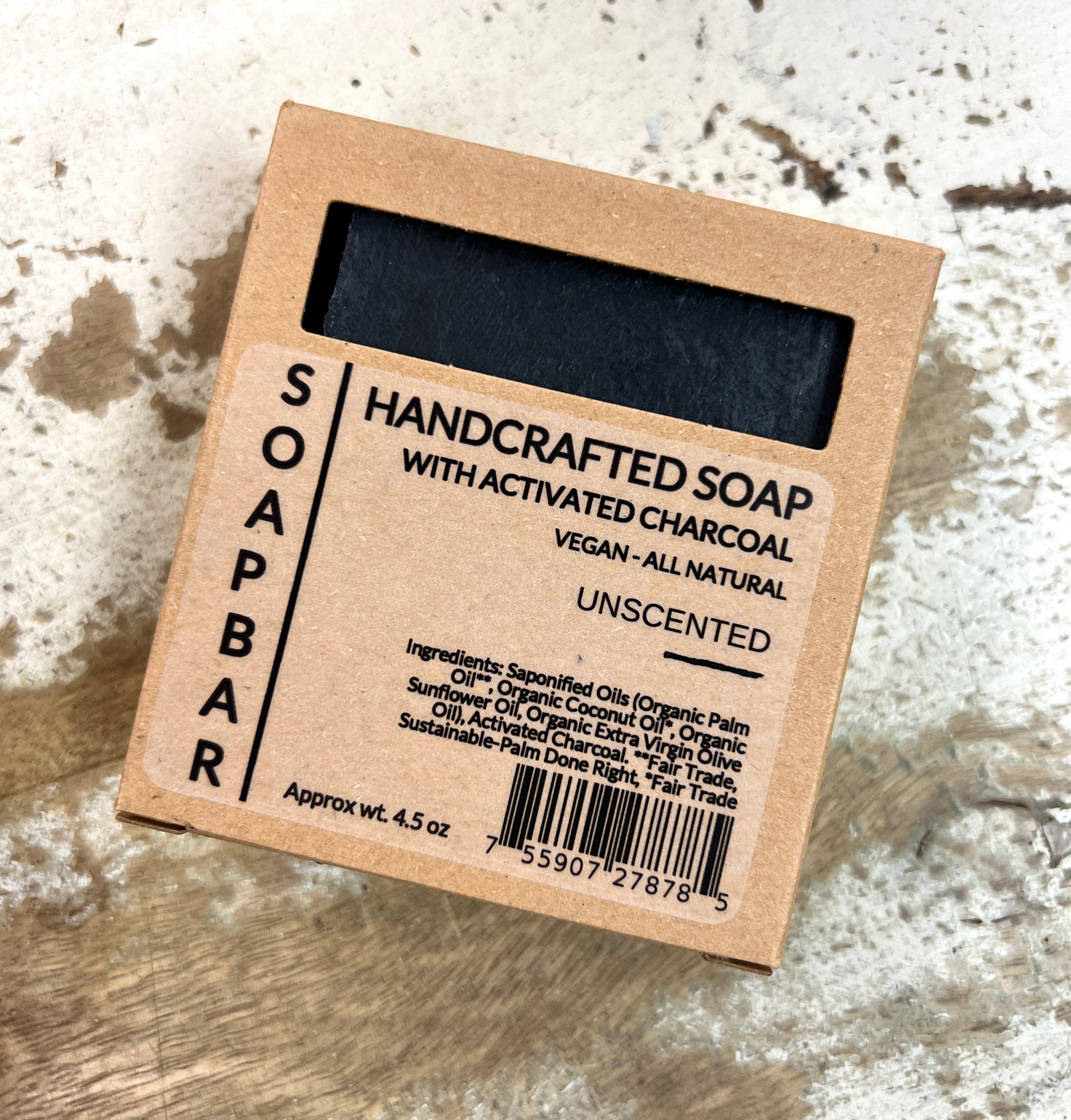 Soap Bar Handcrafted Soap with Activated Charcoal