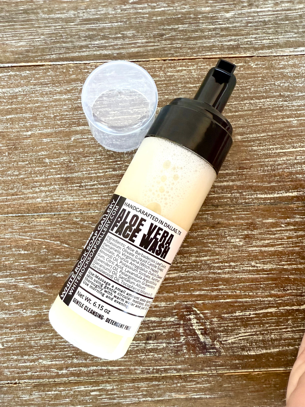 Aloe Vera Face Wash Now with Witch Hazel — and in a foaming pump!