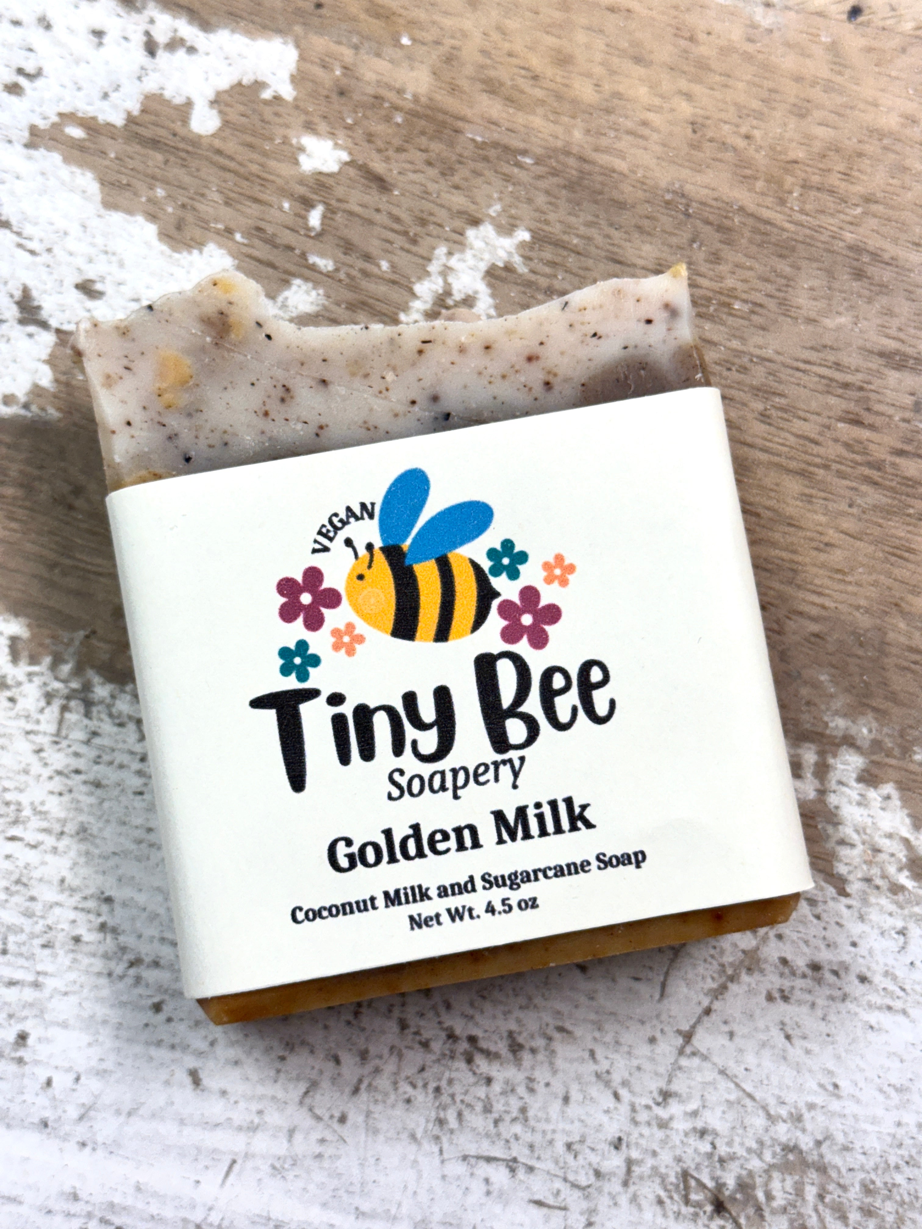 Tiny Bee Soapery Golden Milk Soap Bar