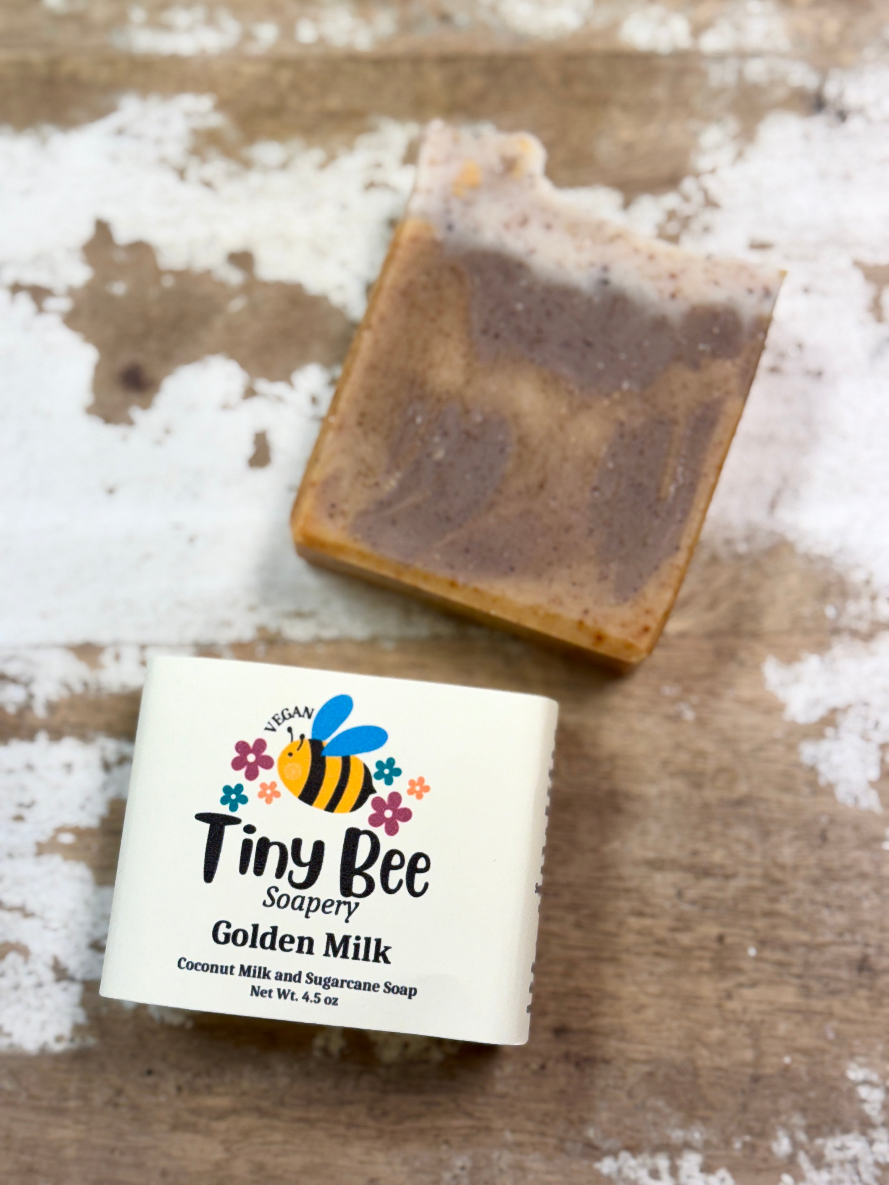 Tiny Bee Soapery Golden Milk Soap Bar