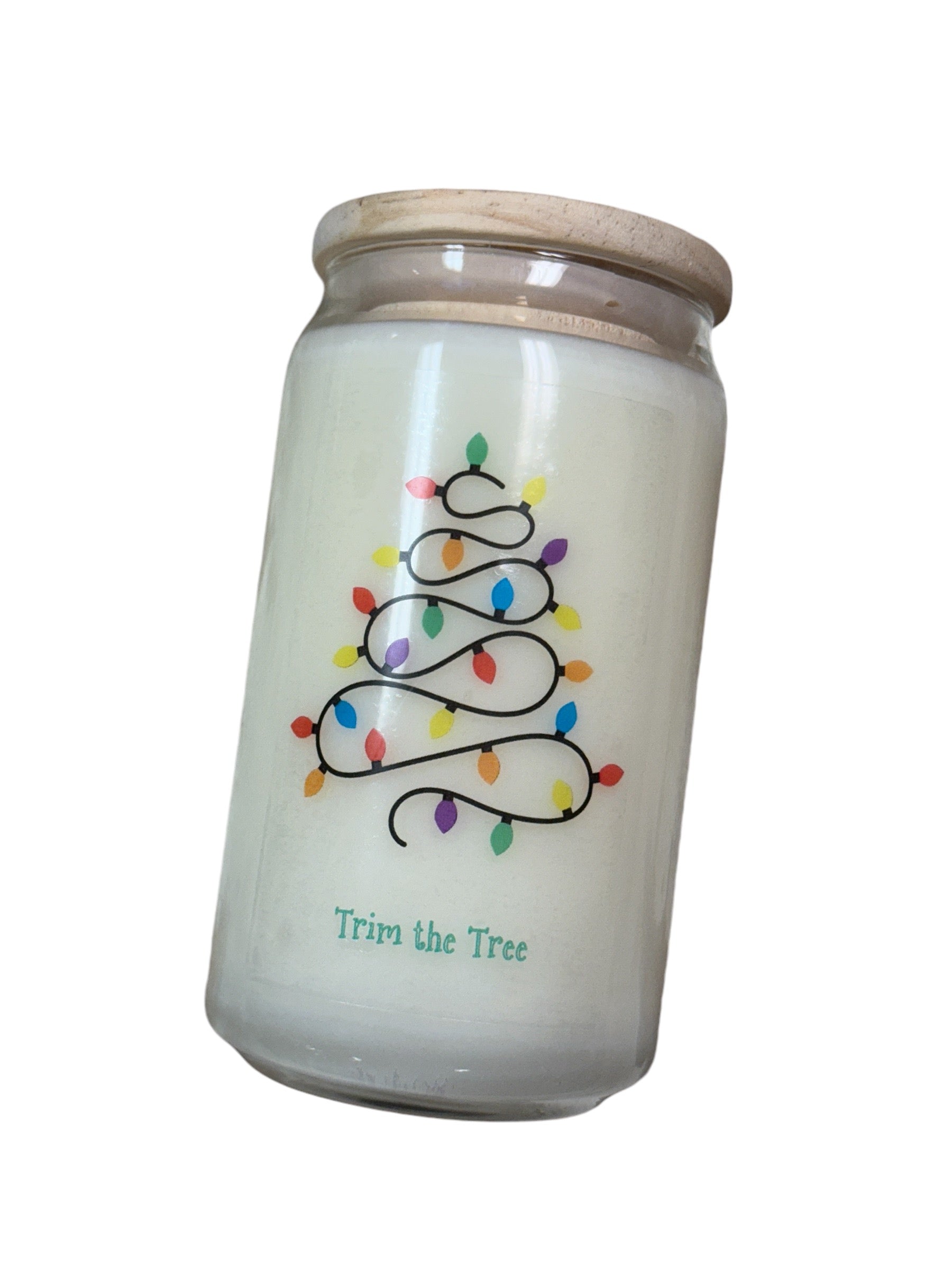 16 oz Glass Can Soy Wax Candle