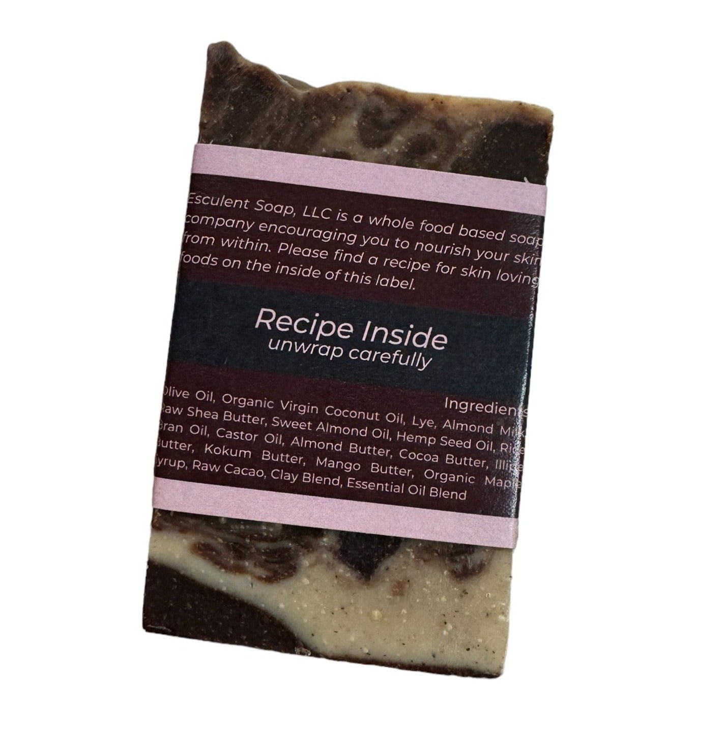 Dark Chocolate Almond Buttercup Soap