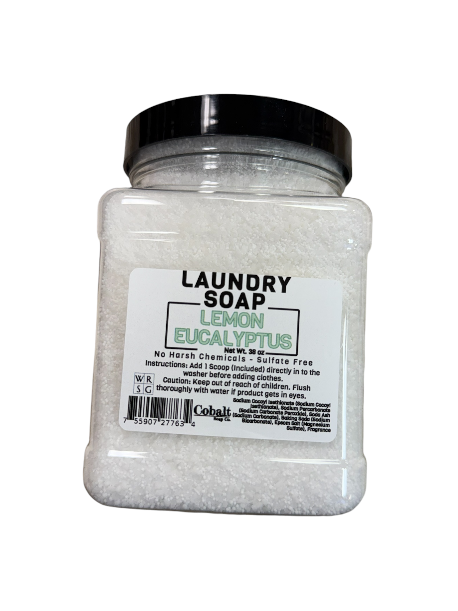 Cobalt Soap Laundry Soap Powder - Lemon Eucalyptus