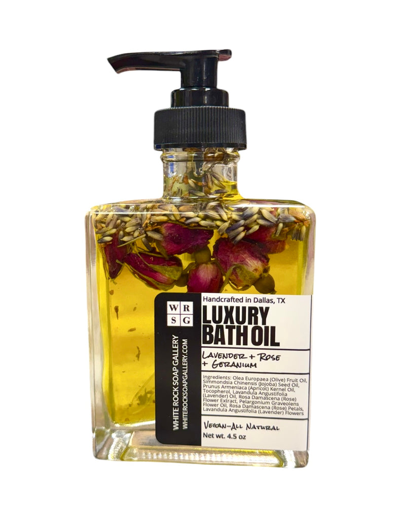white flower oil lavender Luxurious Bath/Body Oil