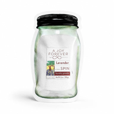 A Joy Forever Bath Body + Candles - A New Spin Biodegradable Laundry Powder: Lavender by A Joy Forever Bath, Body+Candles available from White Rock Soap Gallery in Dallas