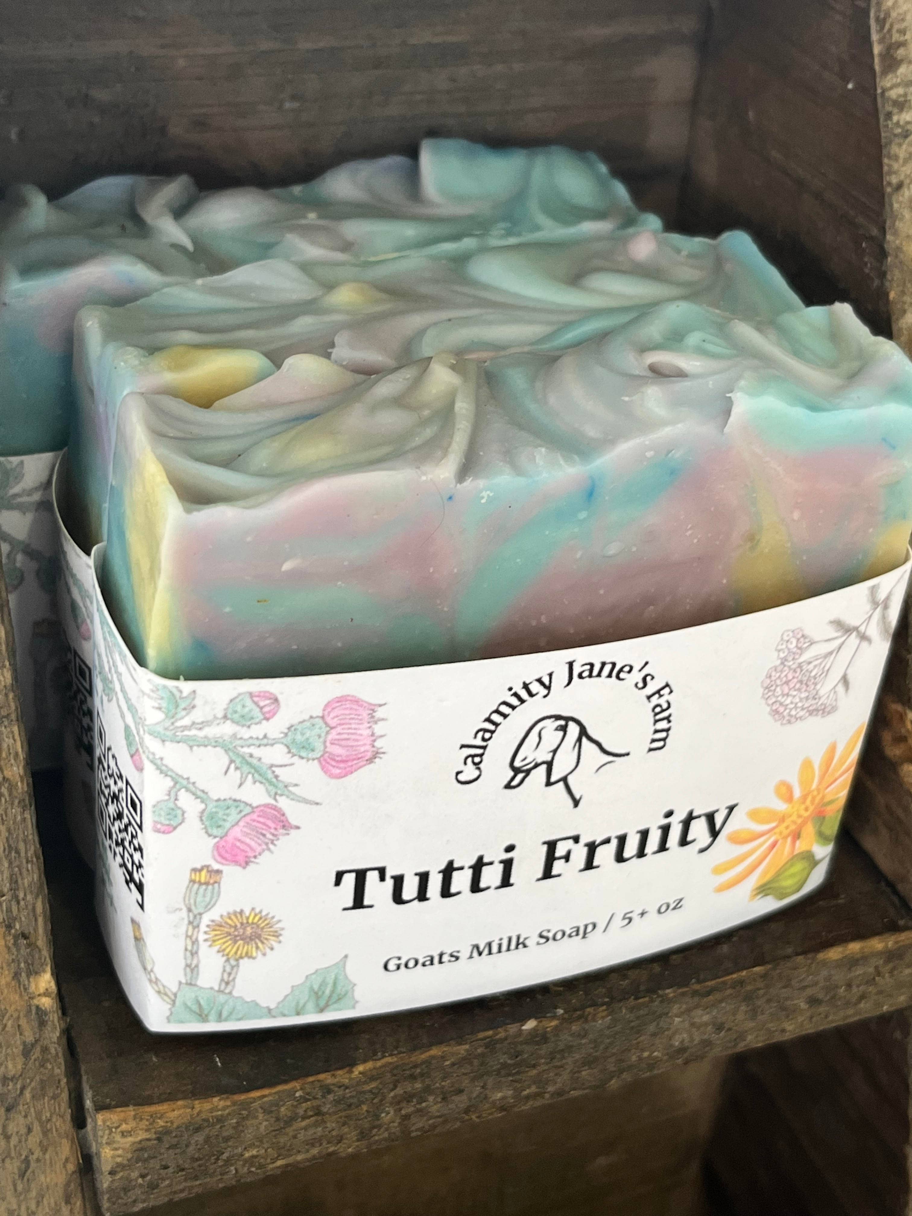 Calamity Jane’s Farm - Tutti Fruity Goat  Milk + Tallow Soap