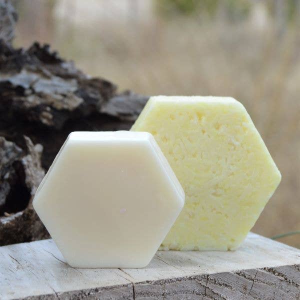 Sheepish Grins - Solid Shower Bars and Conditioner Bars: Lemon Lavender / Set of Both