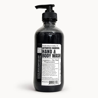 Activated Charcoal Body Wash by White Rock Soap Gallery available from White Rock Soap Gallery in Dallas