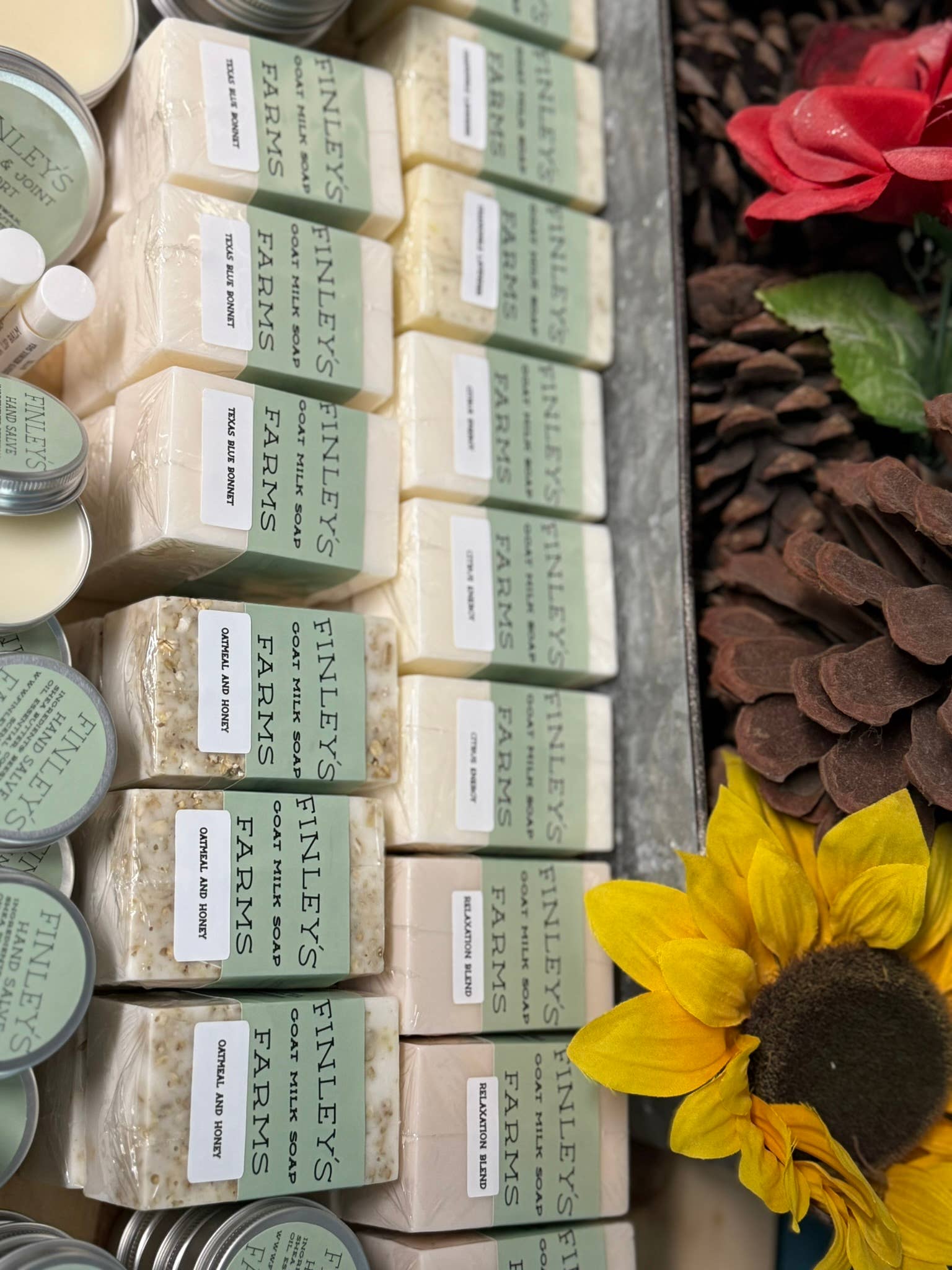 Finleys Farms - Finley’s Farms Goat Milk Soap Bar-Handmade, Natural Skincare: Frankincense & Myrrh