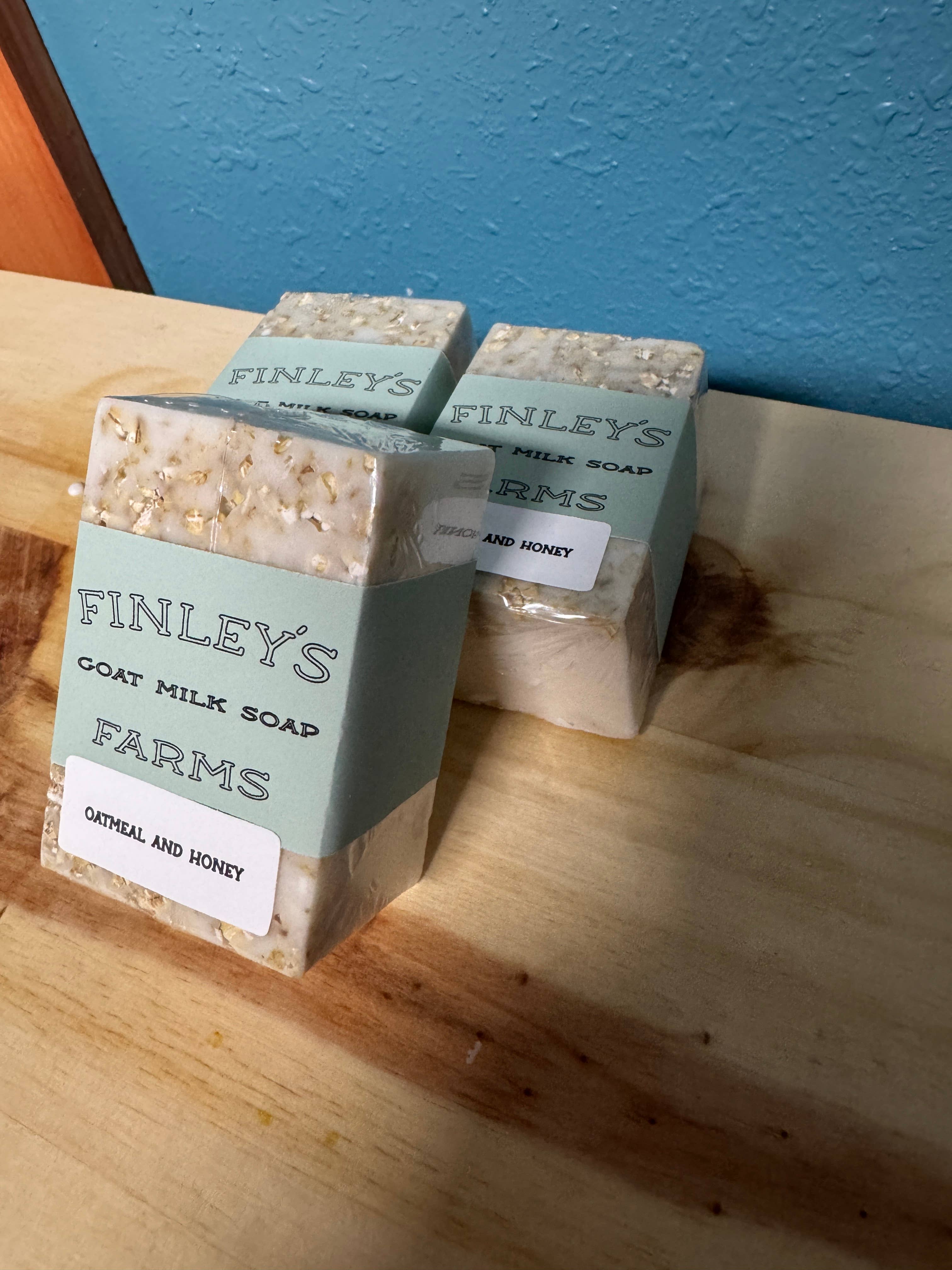 Finleys Farms - Finley’s Farms Goat Milk Soap Bar-Handmade, Natural Skincare: Frankincense & Myrrh