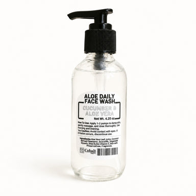 Aloe Daily Face Wash by Cobalt Soap available from White Rock Soap Gallery in Dallas