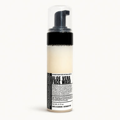 Aloe Vera Face Wash ✨ Now with Witch Hazel — and in a foaming pump! ✨ by White Rock Soap Gallery available from White Rock Soap Gallery in Dallas
