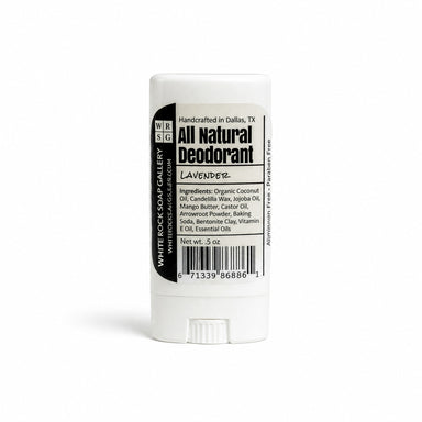 Aluminum Free Deodorant - Travel Size by White Rock Soap Gallery available from White Rock Soap Gallery in Dallas