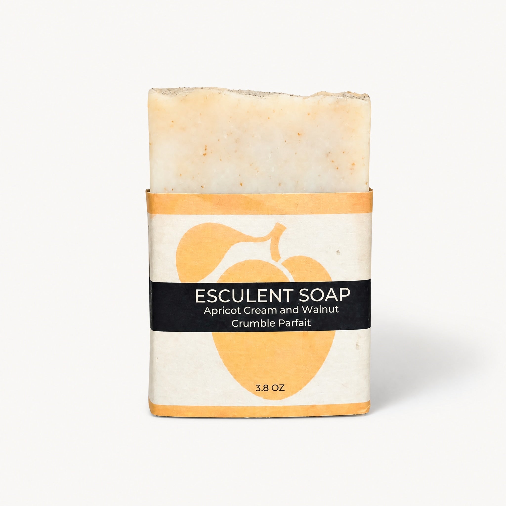 Apricot Cream Walnut Crumble Parfait Soap by Esculent Soap available from White Rock Soap Gallery in Dallas