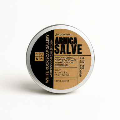 Arnica Salve by White Rock Soap Gallery available from White Rock Soap Gallery in Dallas