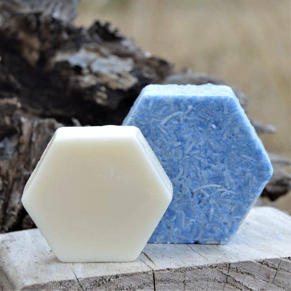 Sheepish Grins - Solid Shower Bars and Conditioner Bars: Lemon Lavender / Set of Both