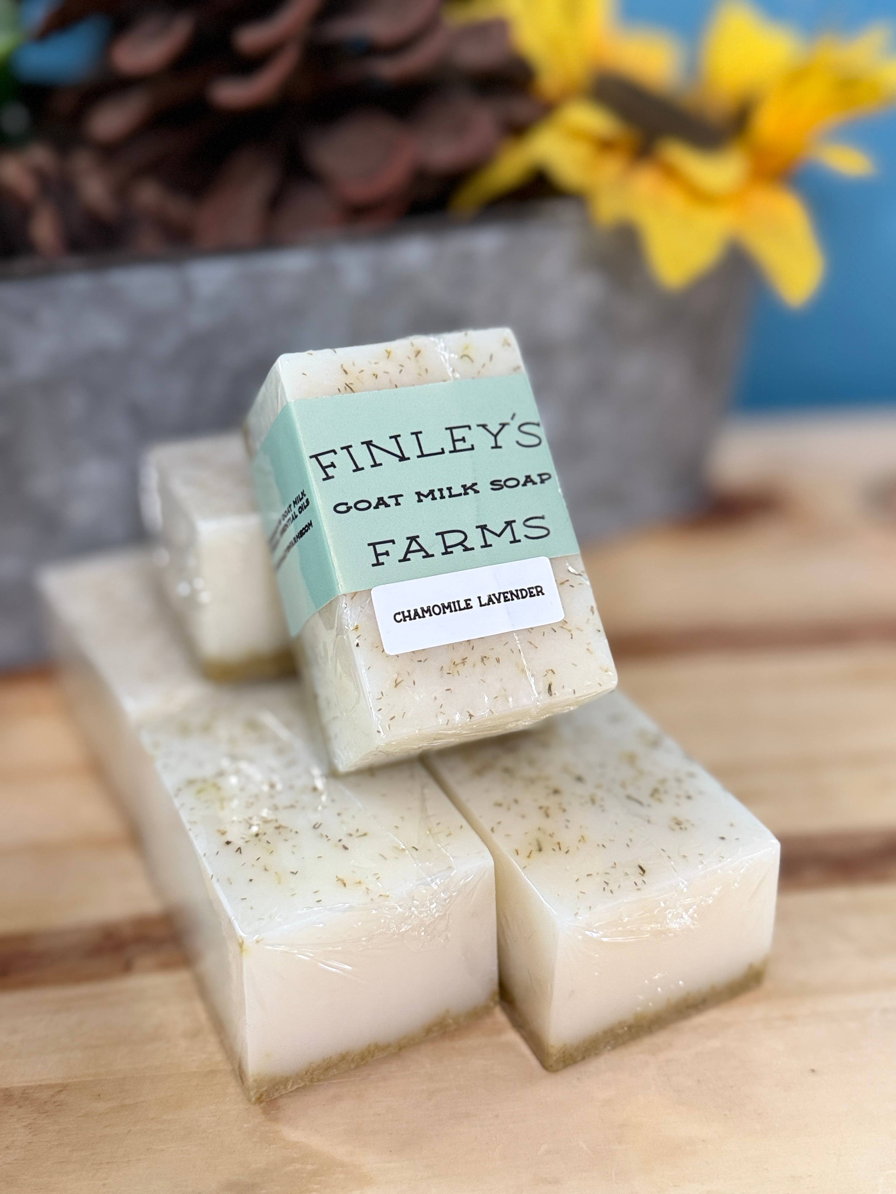 Finleys Farms - Finley’s Farms Goat Milk Soap Bar-Handmade, Natural Skincare: Frankincense & Myrrh