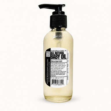 Baby Oil by White Rock Soap Gallery available from White Rock Soap Gallery in Dallas