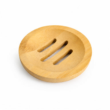 Bamboo Round Soap Dish by Everful available from White Rock Soap Gallery in Dallas