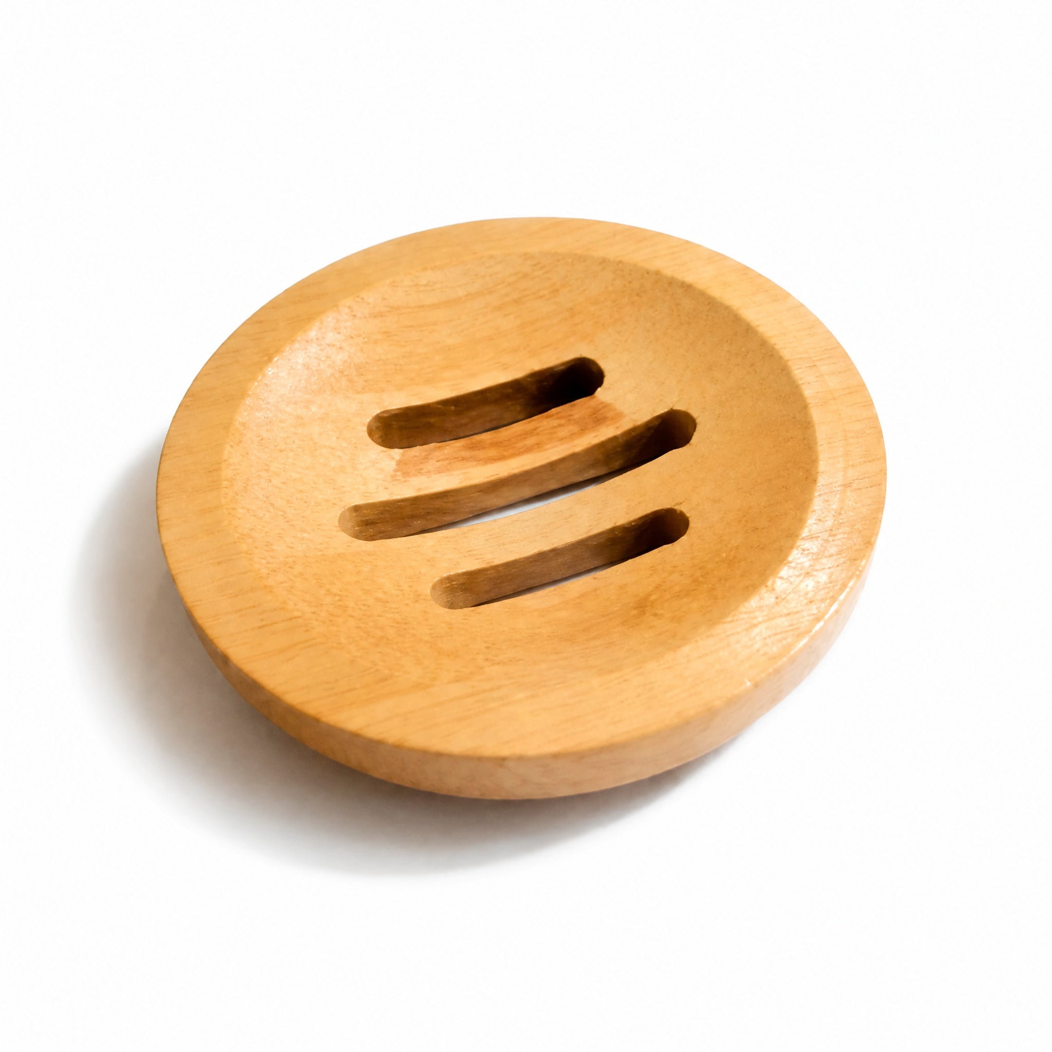 Bamboo Round Soap Dish by Everful available from White Rock Soap Gallery in Dallas