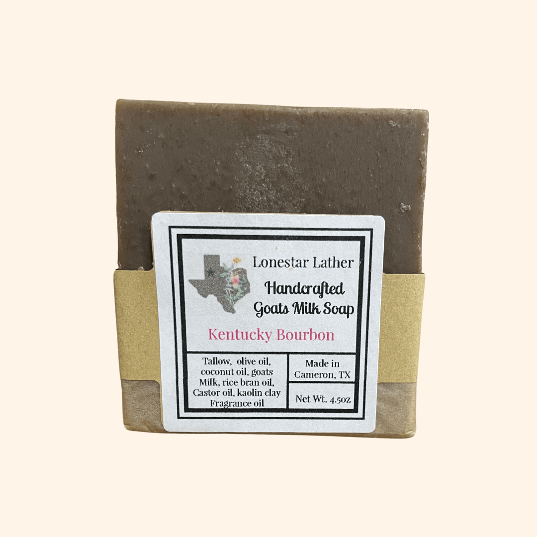 Lonestar Lather - Kentucky Bourbon - Goat Milk & Tallow Soap
