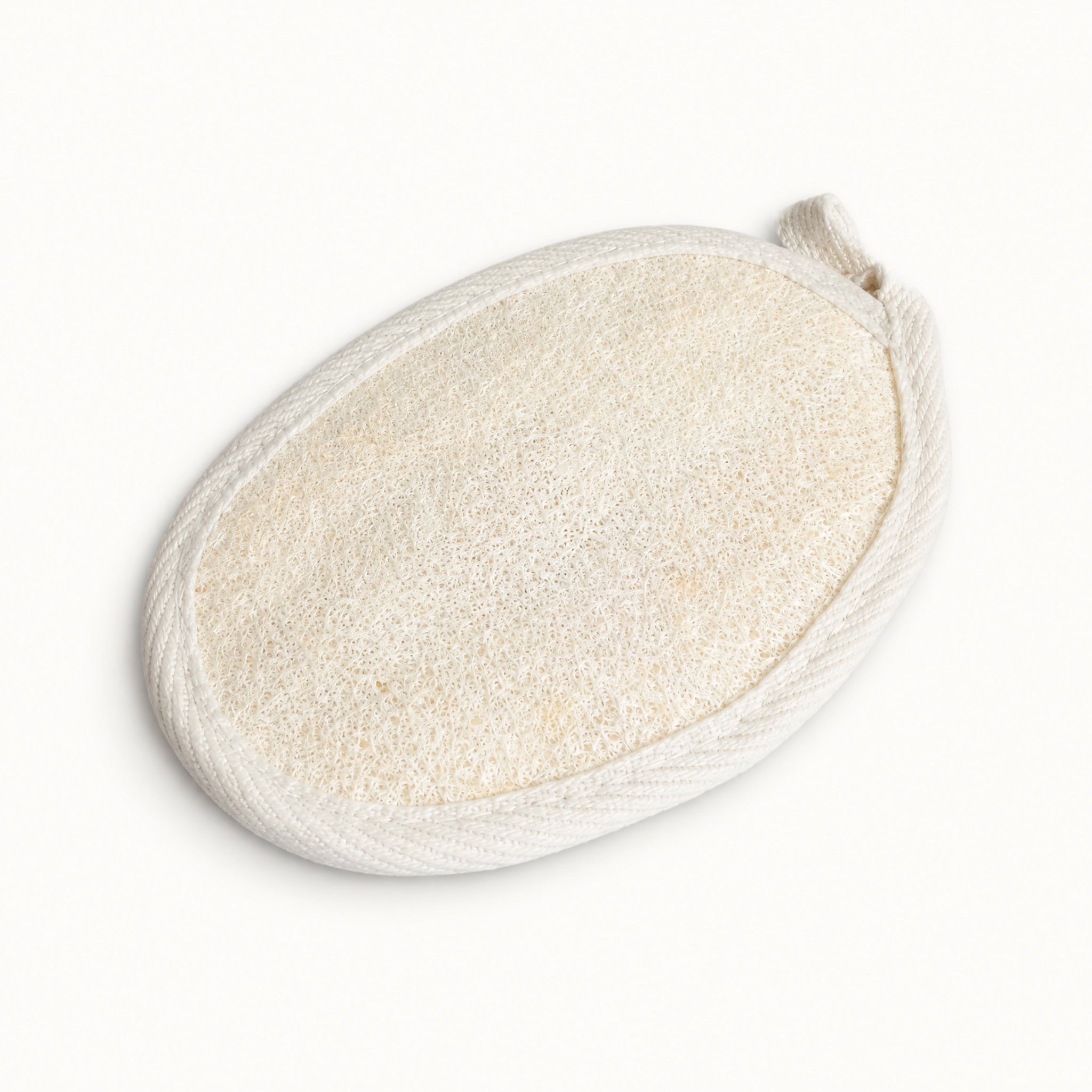 Beige Loofah Scrub Pad by Everful available from White Rock Soap Gallery in Dallas