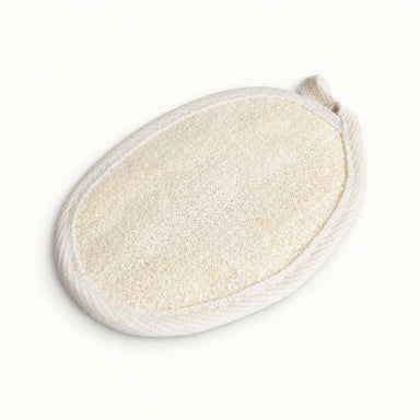 Beige Loofah Scrub Pad by Everful available from White Rock Soap Gallery in Dallas