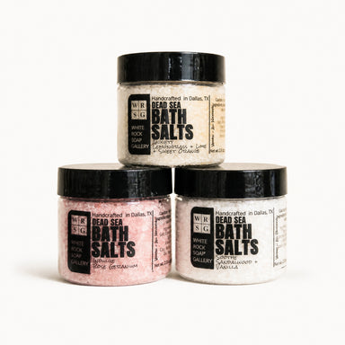 Bulk Dead Sea Bath Salts Mini 2 oz by White Rock Soap Gallery available from White Rock Soap Gallery in Dallas