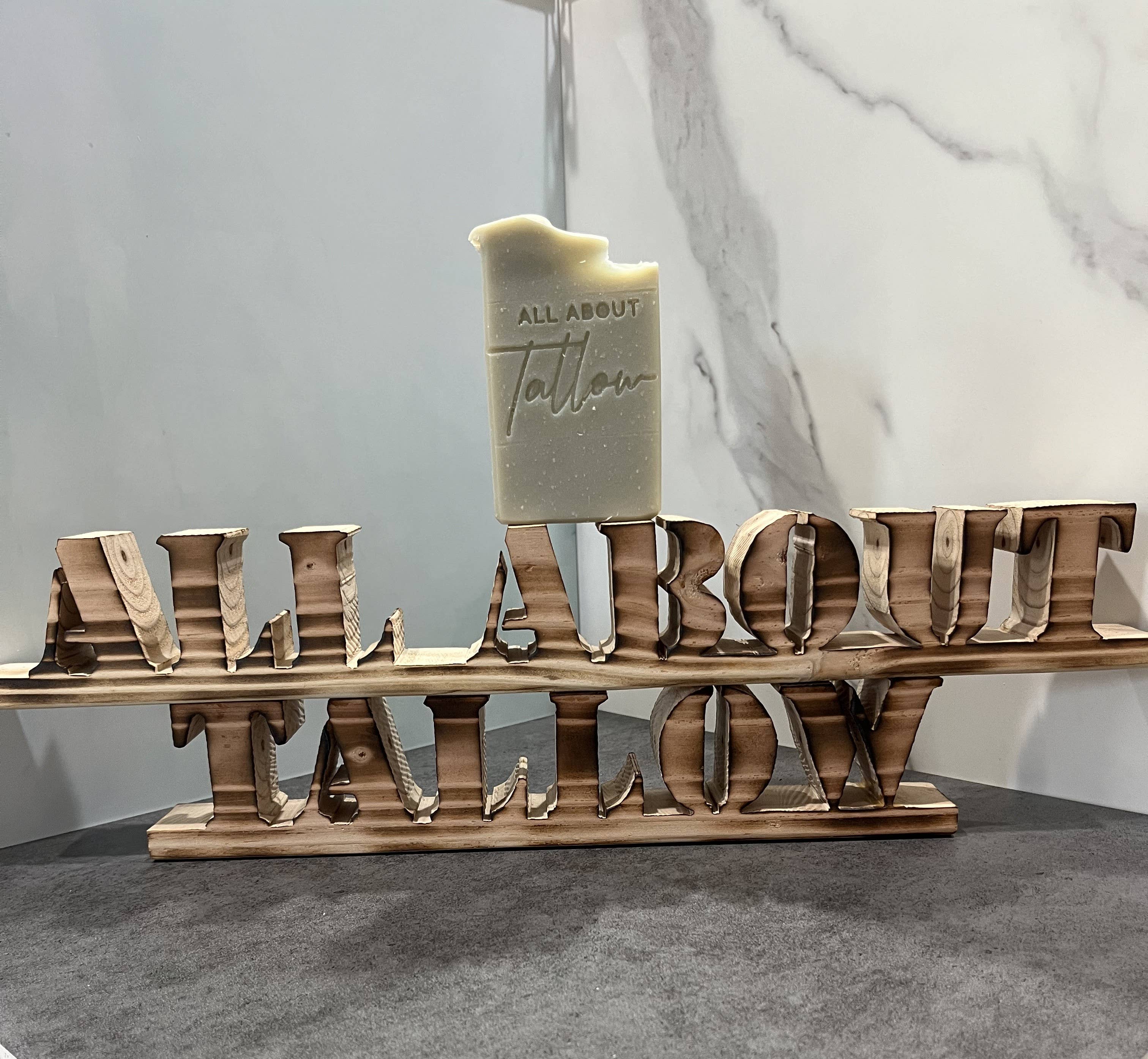Handcrafted Tallow Soap: Unscented