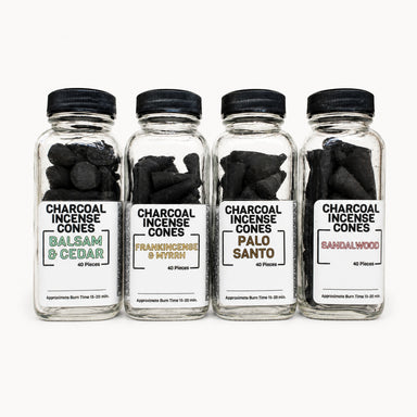 Charcoal Incense Cones by White Rock Soap Gallery available from White Rock Soap Gallery in Dallas