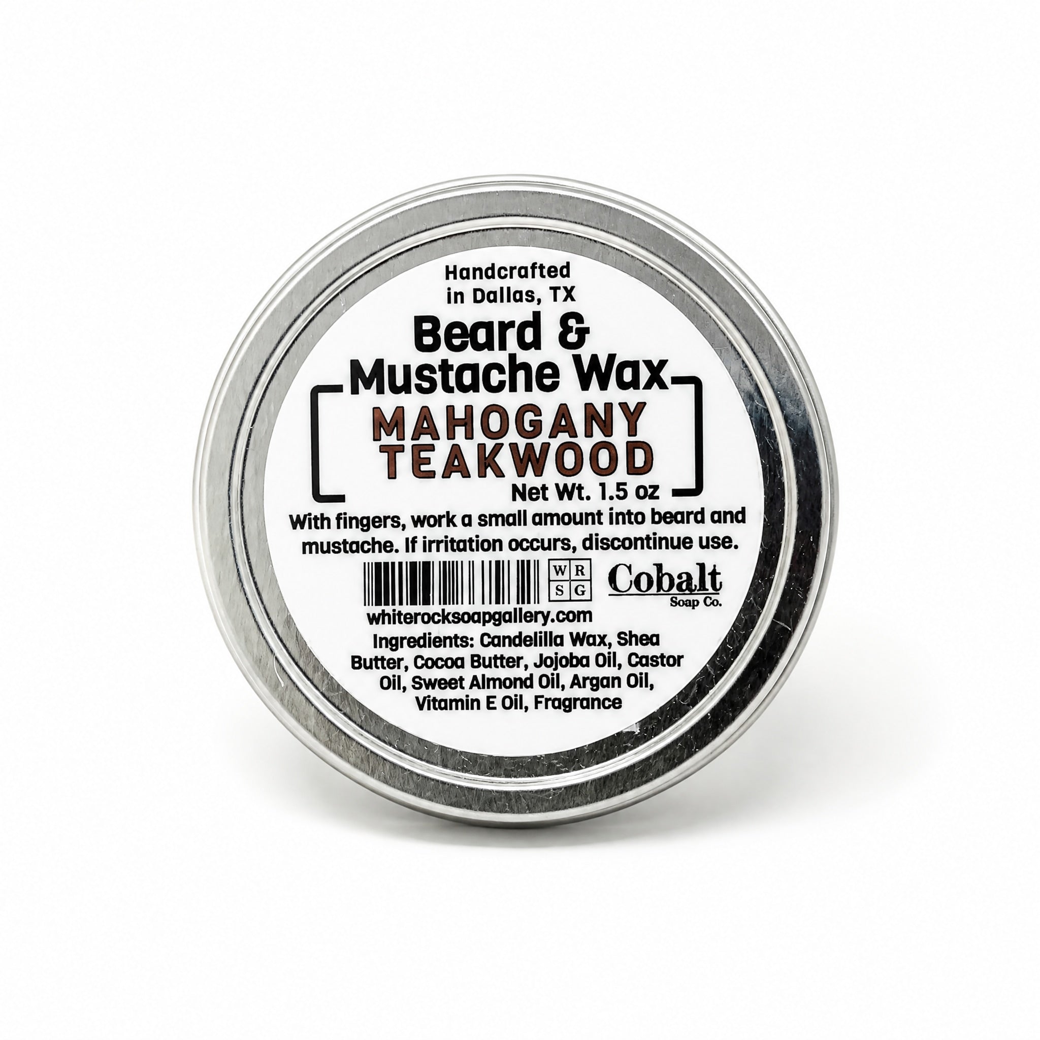 Cobalt Soap Co. Beard & Mustache Wax by Cobalt Soap available from White Rock Soap Gallery in Dallas