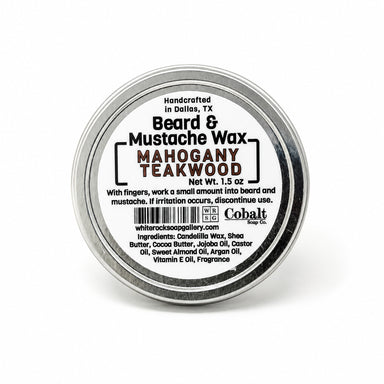 Cobalt Soap Co. Beard & Mustache Wax by Cobalt Soap available from White Rock Soap Gallery in Dallas