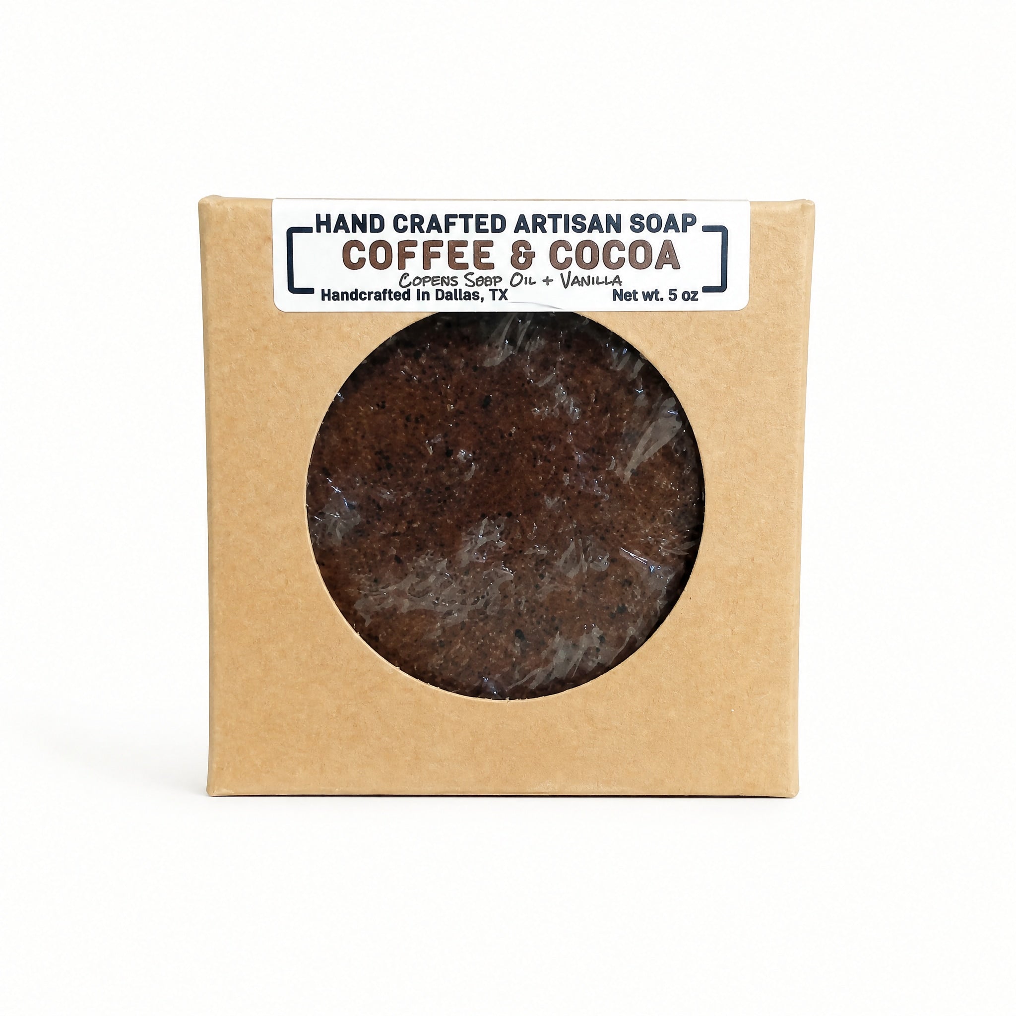 Cobalt Soap Co. Coffee & Cocoa Soap Bar by Cobalt Soap available from White Rock Soap Gallery in Dallas