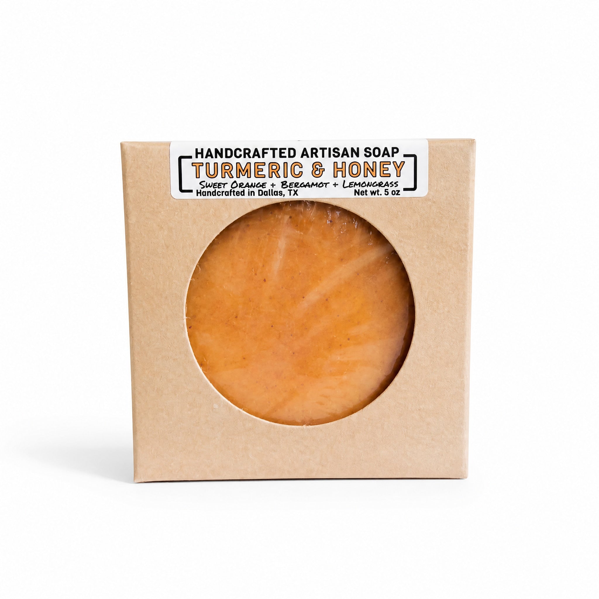 Cobalt Soap Co. Goat Milk & Texas Honey Turmeric Soap Bar by Cobalt Soap available from White Rock Soap Gallery in Dallas