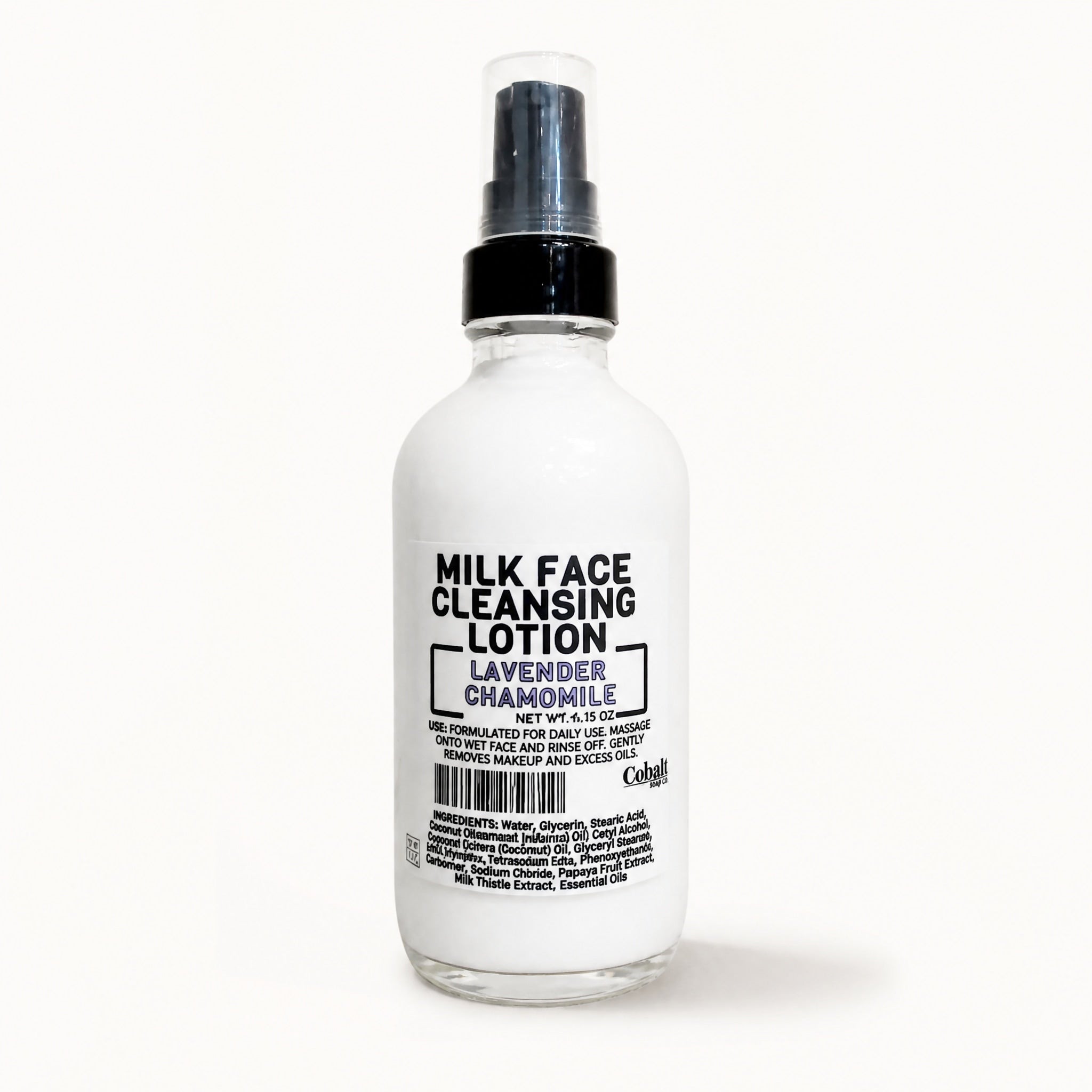 Cobalt Soap Co. Milk Face Cleansing Lotion by Cobalt Soap available from White Rock Soap Gallery in Dallas