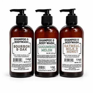Cobalt Soap Co Shampoo & Body Wash by Cobalt Soap available from White Rock Soap Gallery in Dallas