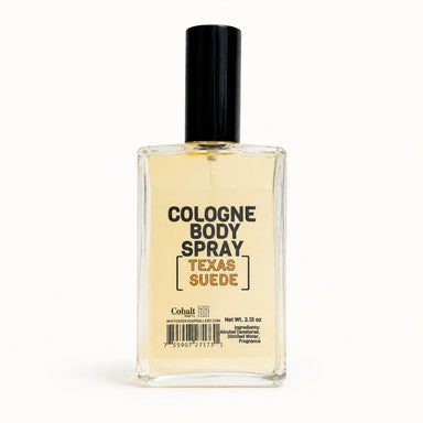 Cobalt Soap Co. Spray Cologne - Texas Suede by Cobalt Soap available from White Rock Soap Gallery in Dallas
