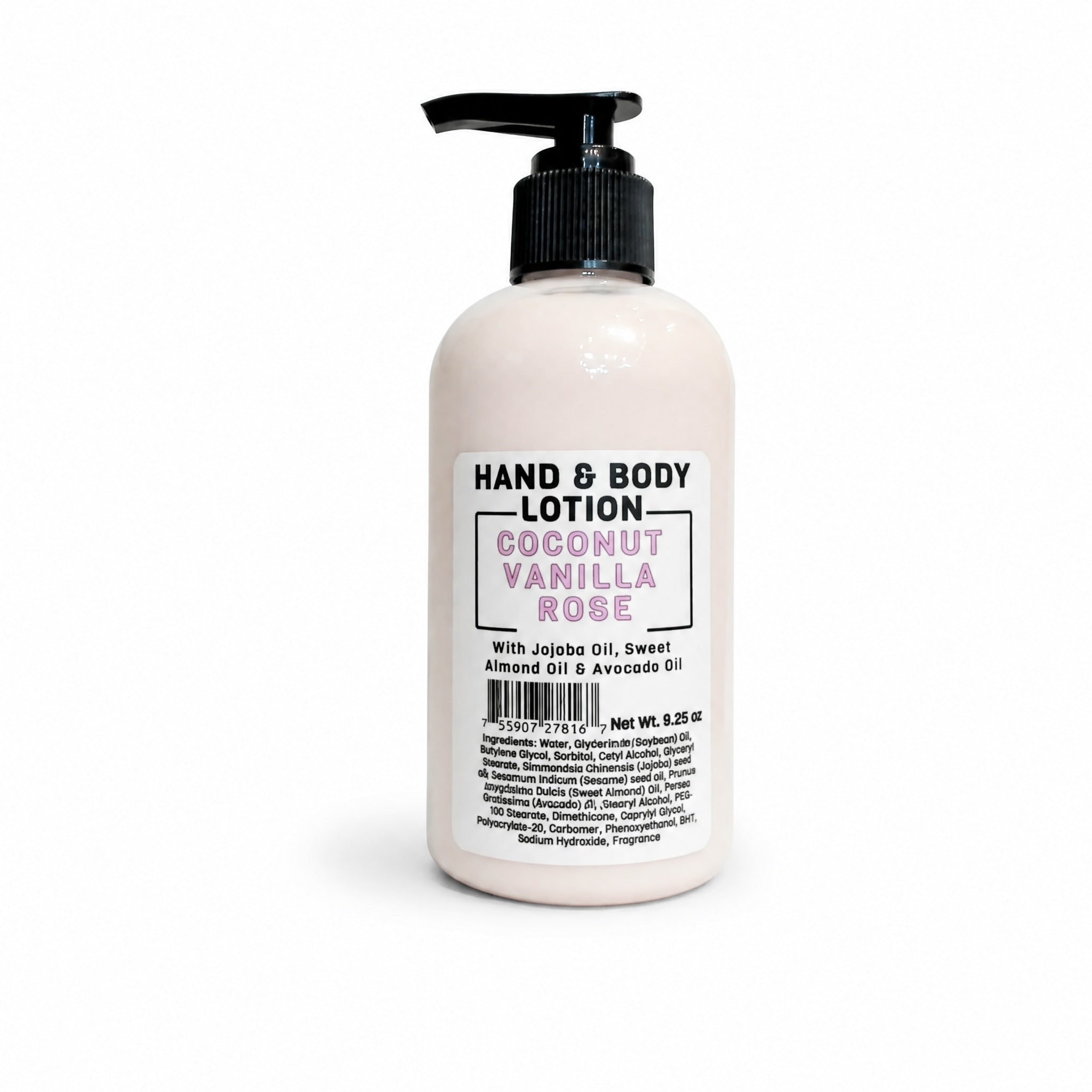 Cobalt Soap Coconut Vanilla Rose Lotion by Cobalt Soap available from White Rock Soap Gallery in Dallas