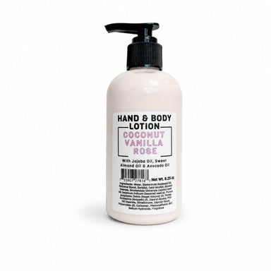 Cobalt Soap Coconut Vanilla Rose Lotion by Cobalt Soap available from White Rock Soap Gallery in Dallas