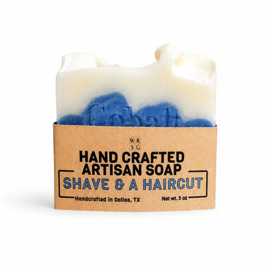 Cobalt Soap no. 47 - Shave & A Haircut by Cobalt Soap available from White Rock Soap Gallery in Dallas