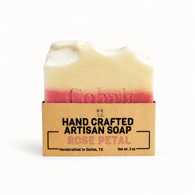 Cobalt Soap no. 6 - Rose Petals by Cobalt Soap available from White Rock Soap Gallery in Dallas
