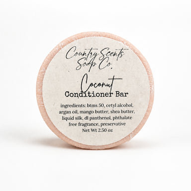 Country Scents Soap Co. - Coconut Conditioner Bar by Country Scents Soap Co. available from White Rock Soap Gallery in Dallas