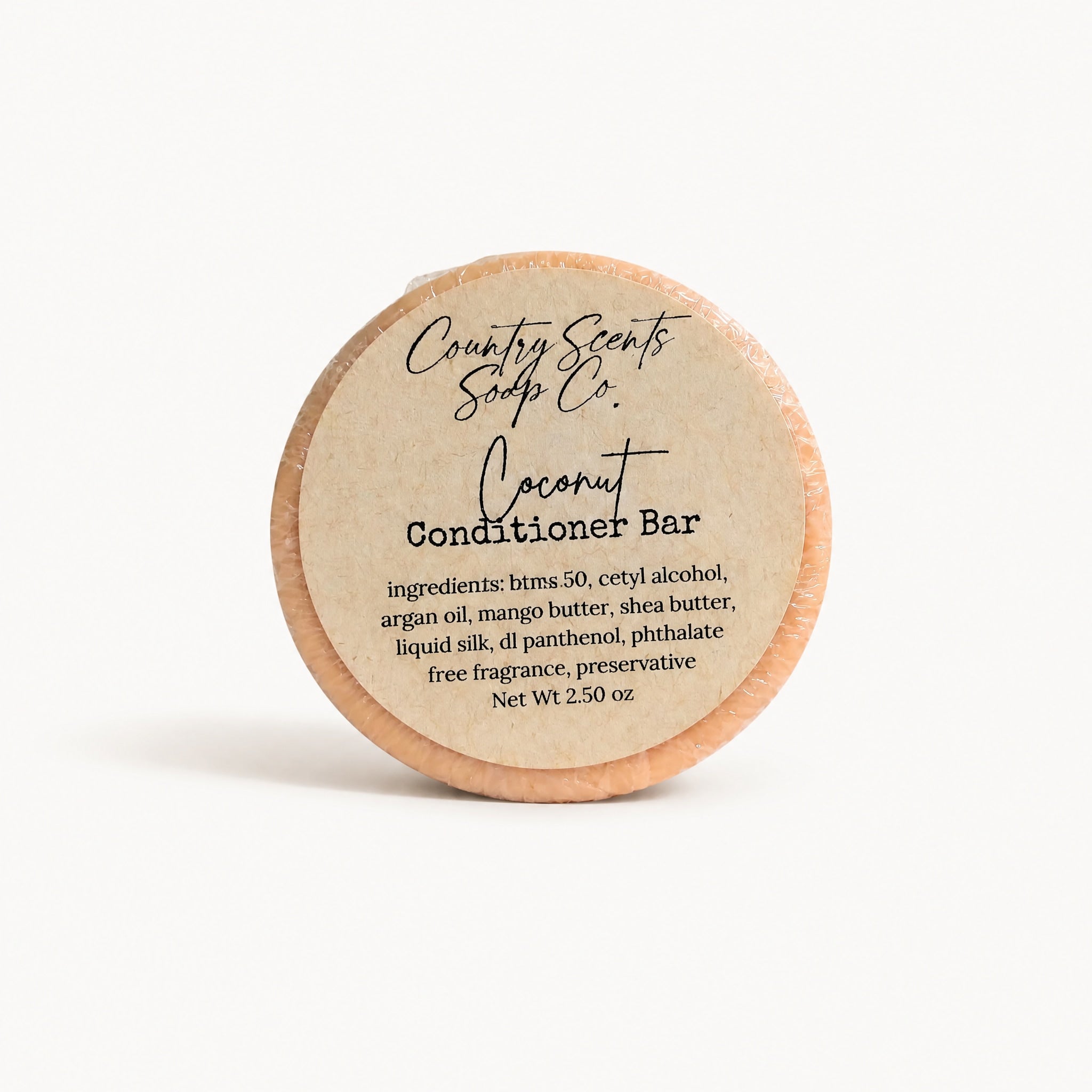 Country Scents Soap Co. - Coconut Conditioner Bar by Country Scents Soap Co. available from White Rock Soap Gallery in Dallas