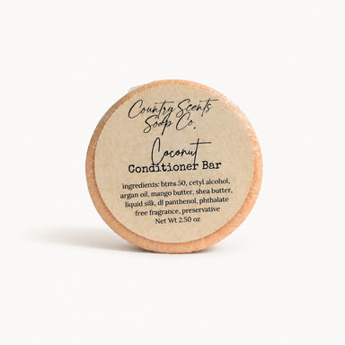 Country Scents Soap Co. - Coconut Conditioner Bar by Country Scents Soap Co. available from White Rock Soap Gallery in Dallas