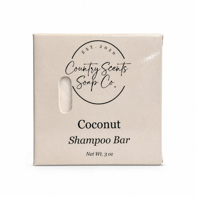 Country Scents Soap Co. - Coconut Shampoo Bar by Country Scents Soap Co. available from White Rock Soap Gallery in Dallas
