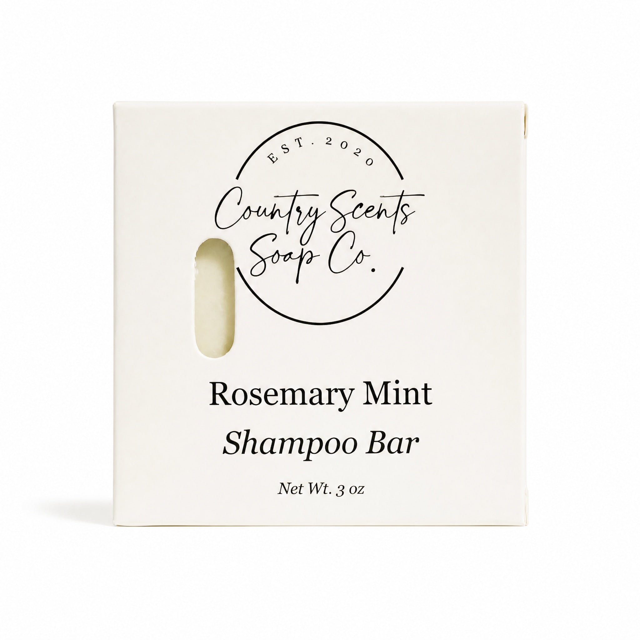 Country Scents Soap Co. - Rosemary Mint Shampoo Bar by Country Scents Soap Co. available from White Rock Soap Gallery in Dallas