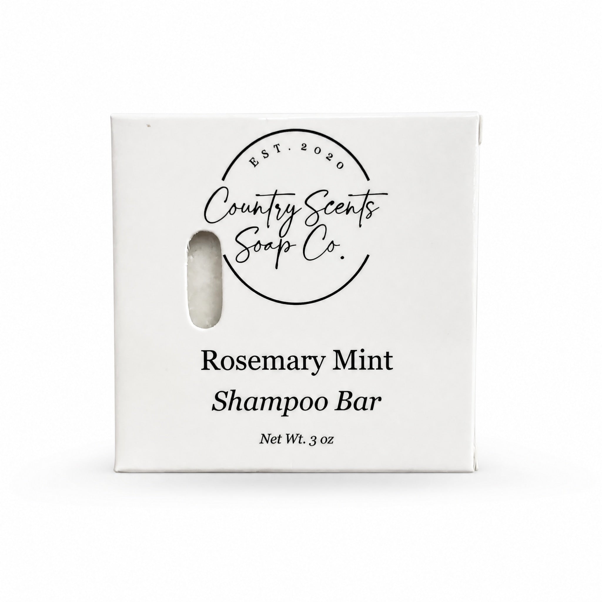 Country Scents Soap Co. - Rosemary Mint Shampoo Bar by Country Scents Soap Co. available from White Rock Soap Gallery in Dallas