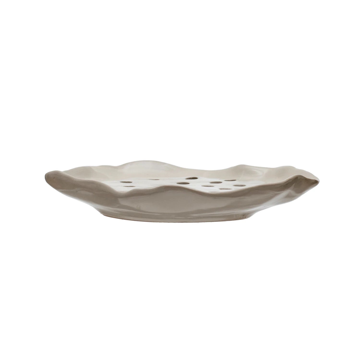 Stoneware Soap Dish w/ Removable Tray