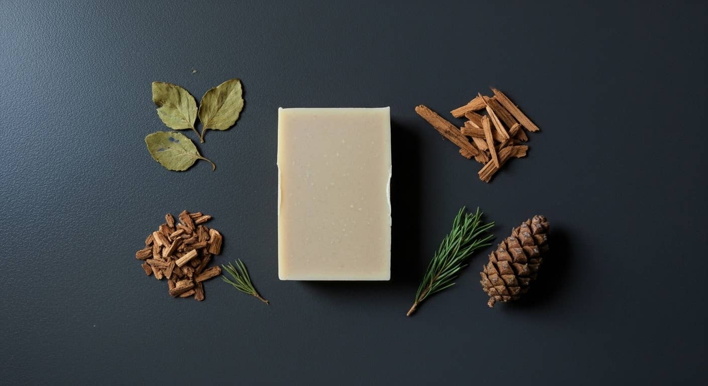 Fir Needle Cedarwood Pine Patchouli - Woody Soap Bar 4 Oz